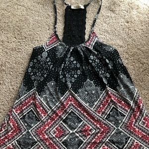 Pink, Black, and White Top